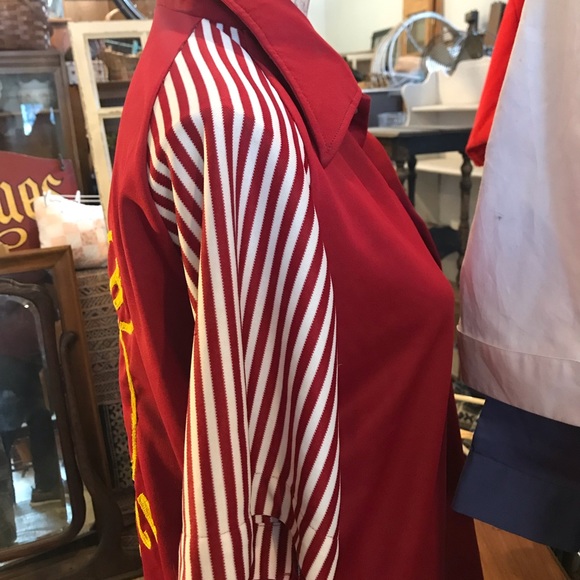 Men Retro Sport Jersey Original US Marine Corps Bowling Shirt 70’s Viet Nam Era - Picture 5 of 8